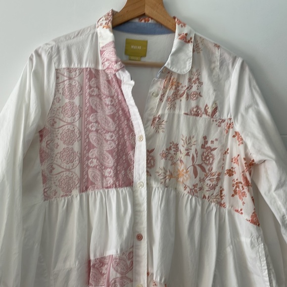 Anthropologie button down tunic shirt - Picture 2 of 11